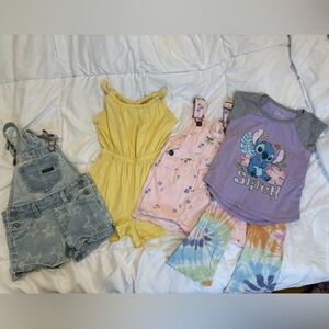 H&M Kids Casual Bottoms Set - Yellow, Pink, Blue